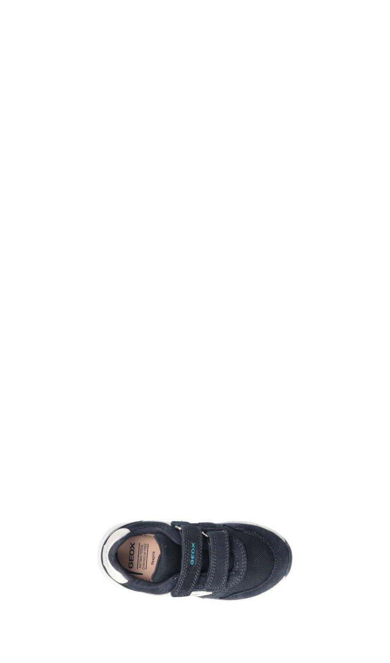 GEOX Sneaker bimbo blu in suede