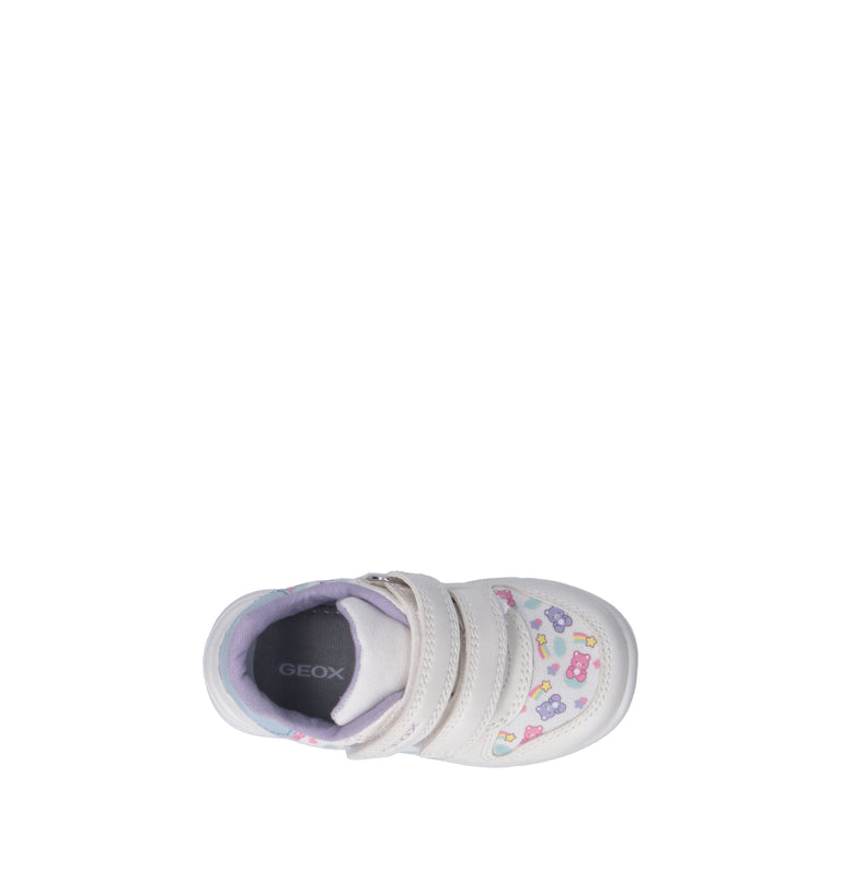 GEOX Sneaker bimba bianca