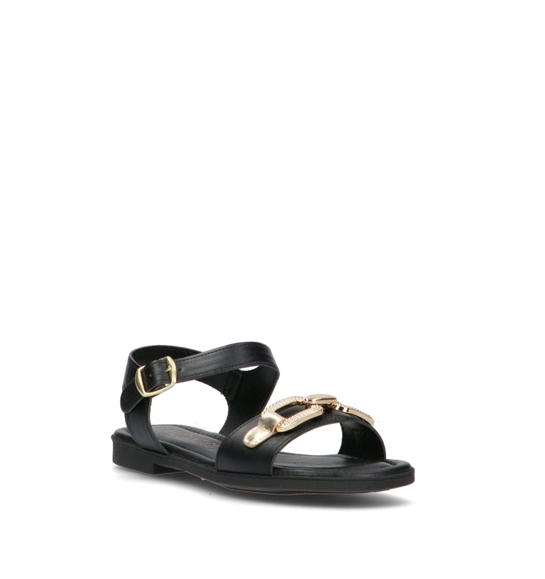 BIANCOANTICO Sandalo donna nero