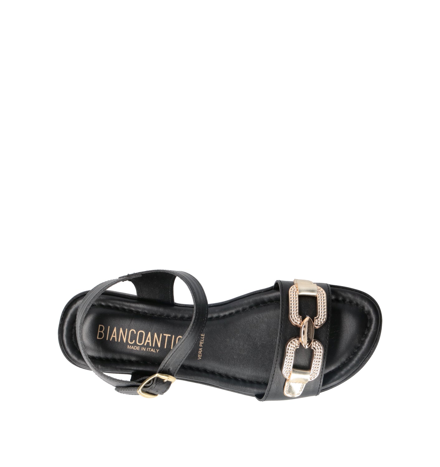 BIANCOANTICO Sandalo donna nero
