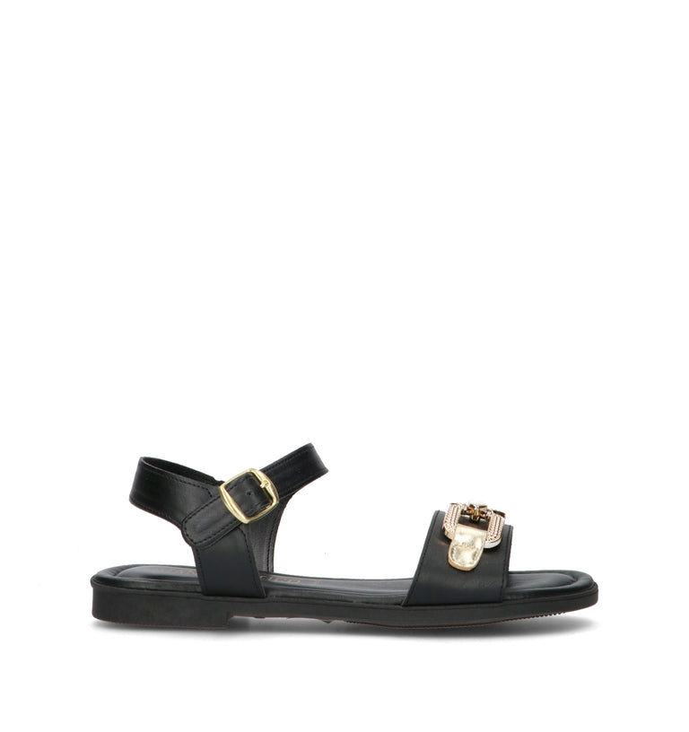 BIANCOANTICO Sandalo donna nero