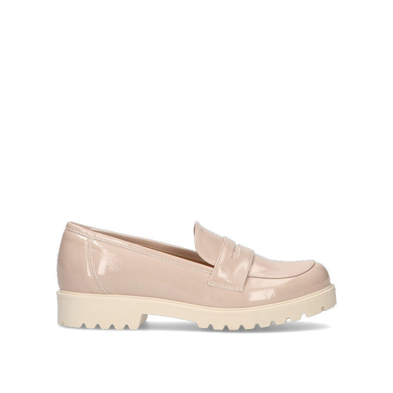 BIANCOANTICO Mocassino donna nude