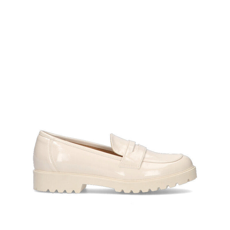 BIANCOANTICO Mocassino donna panna