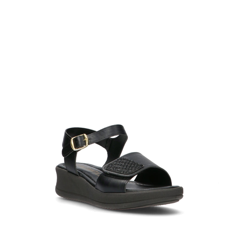 BIANCOANTICO Sandalo donna nero