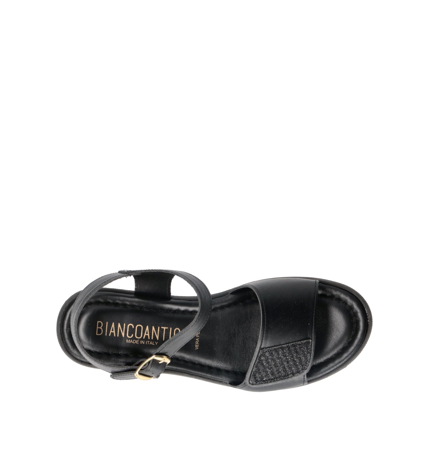 BIANCOANTICO Sandalo donna nero