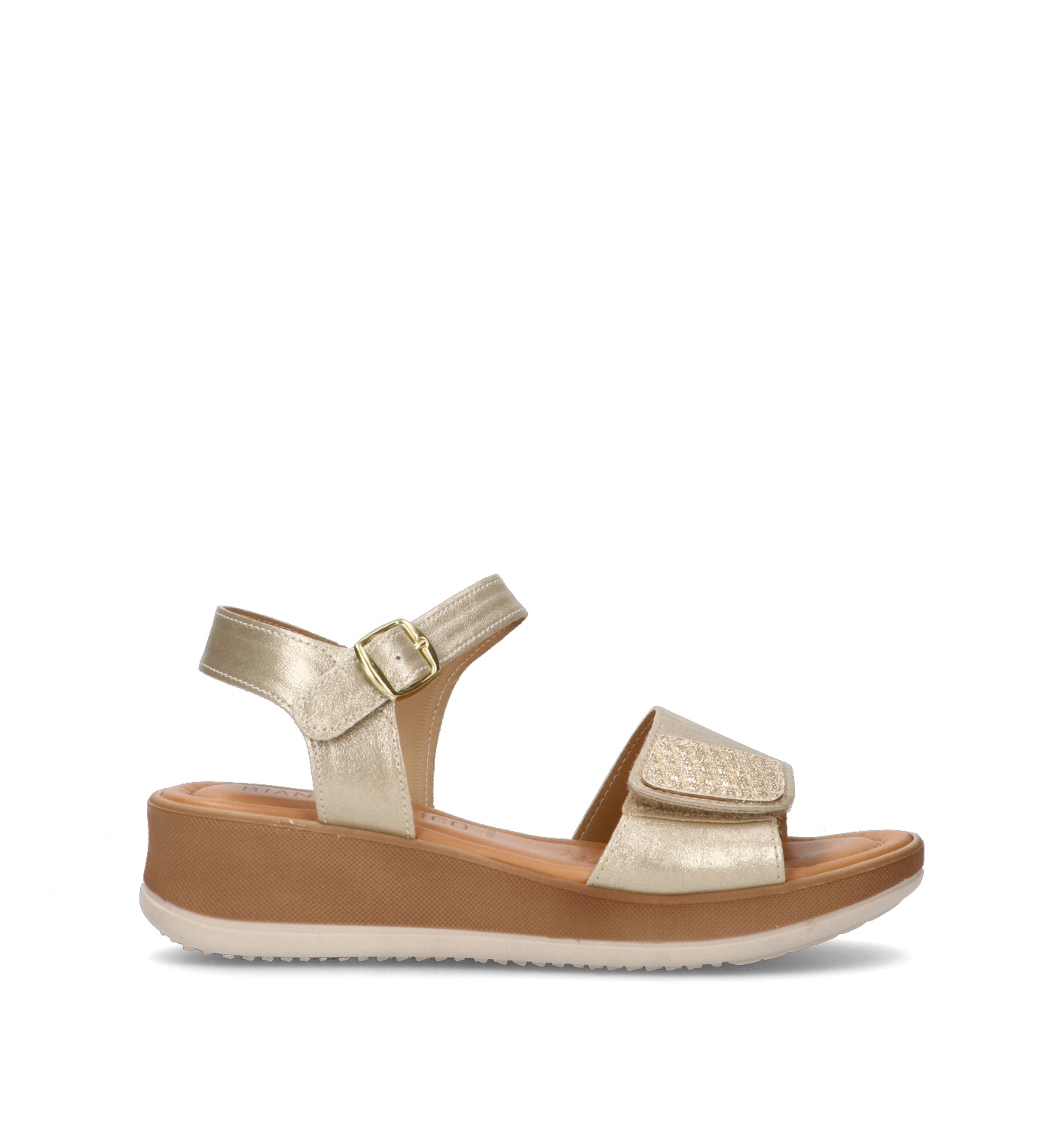 BIANCOANTICO Sandalo donna platino