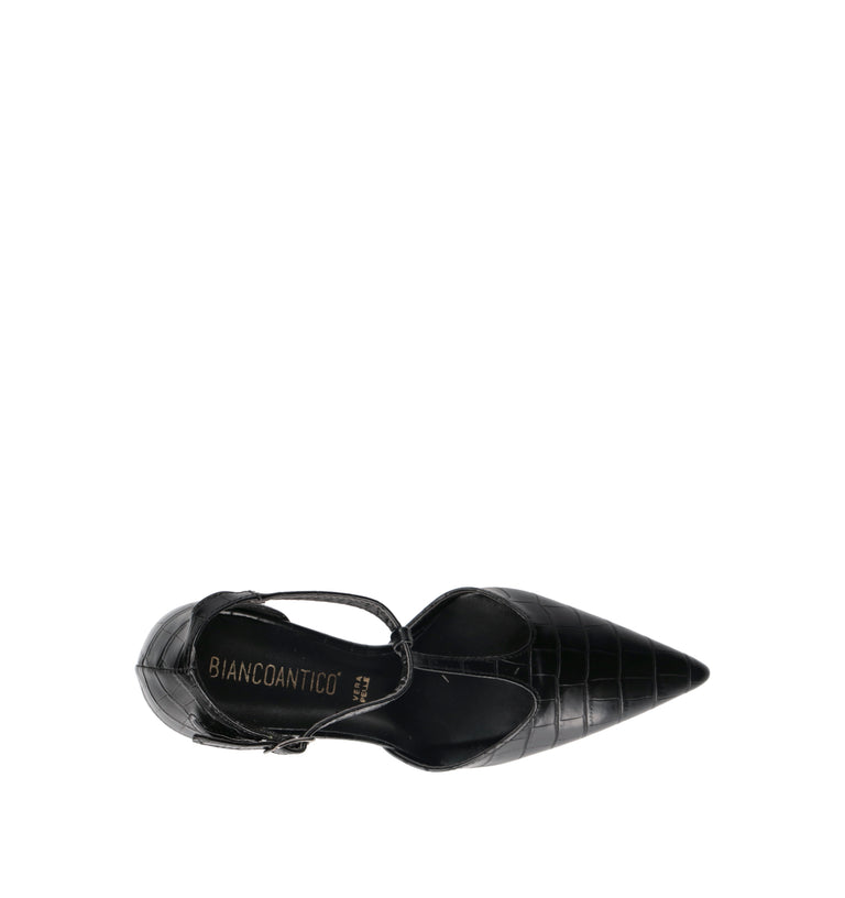 BIANCOANTICO Décolleté donna nero