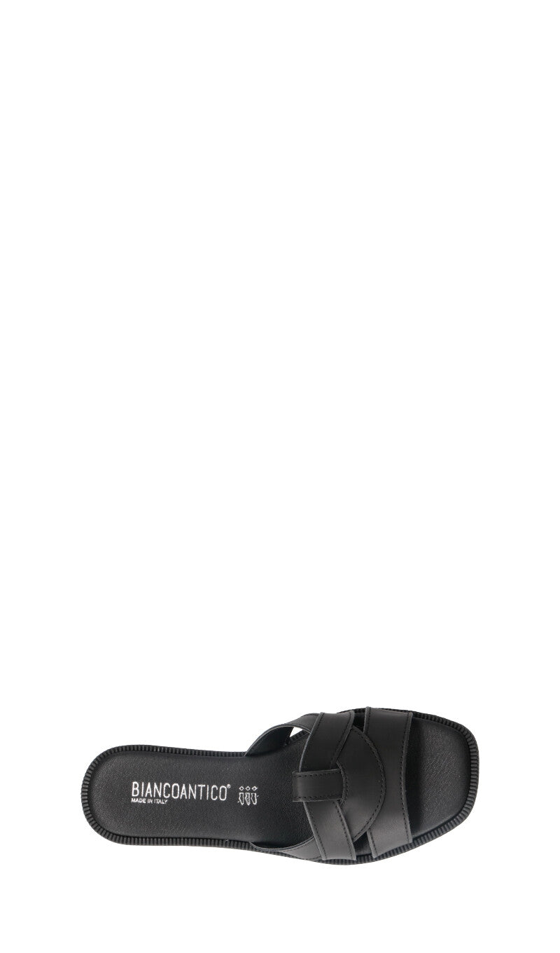 BIANCOANTICO Ciabatta donna nera