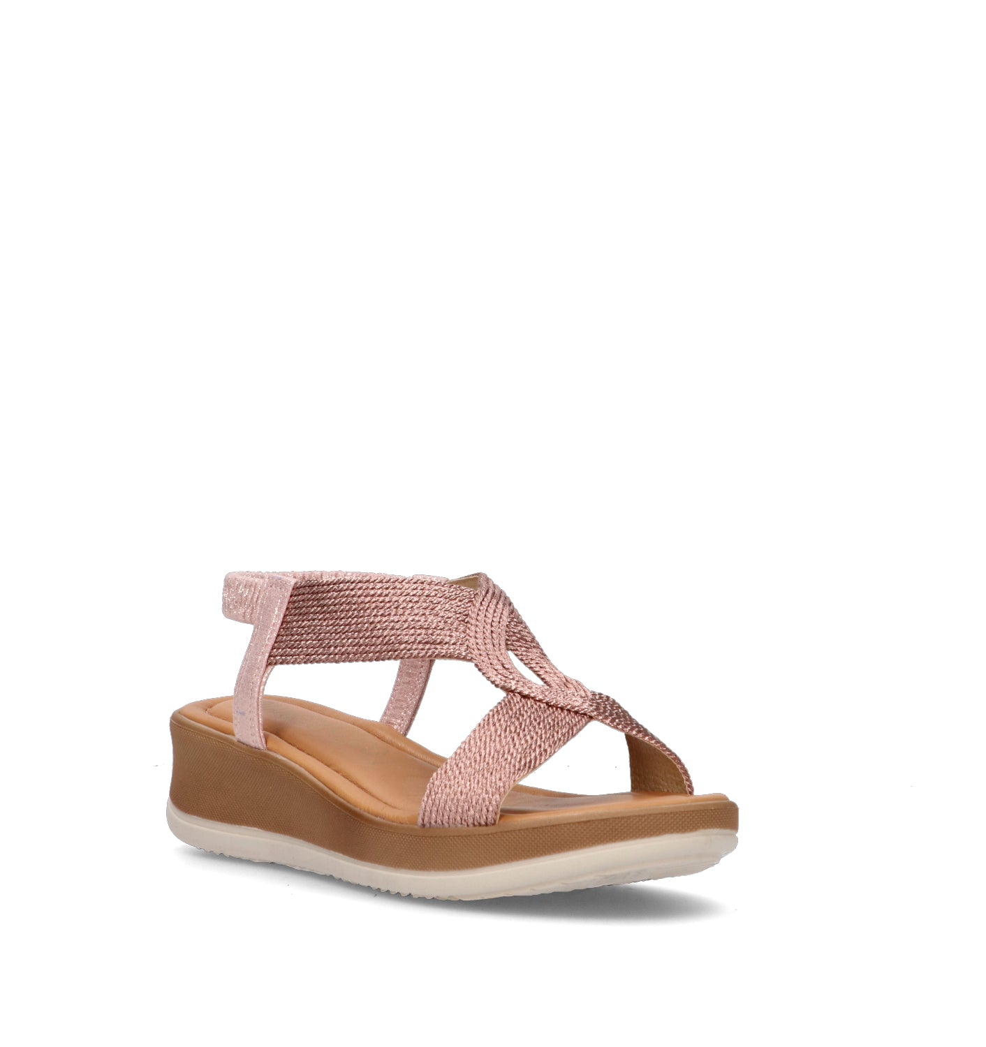 BIANCOANTICO Sandalo donna cipria