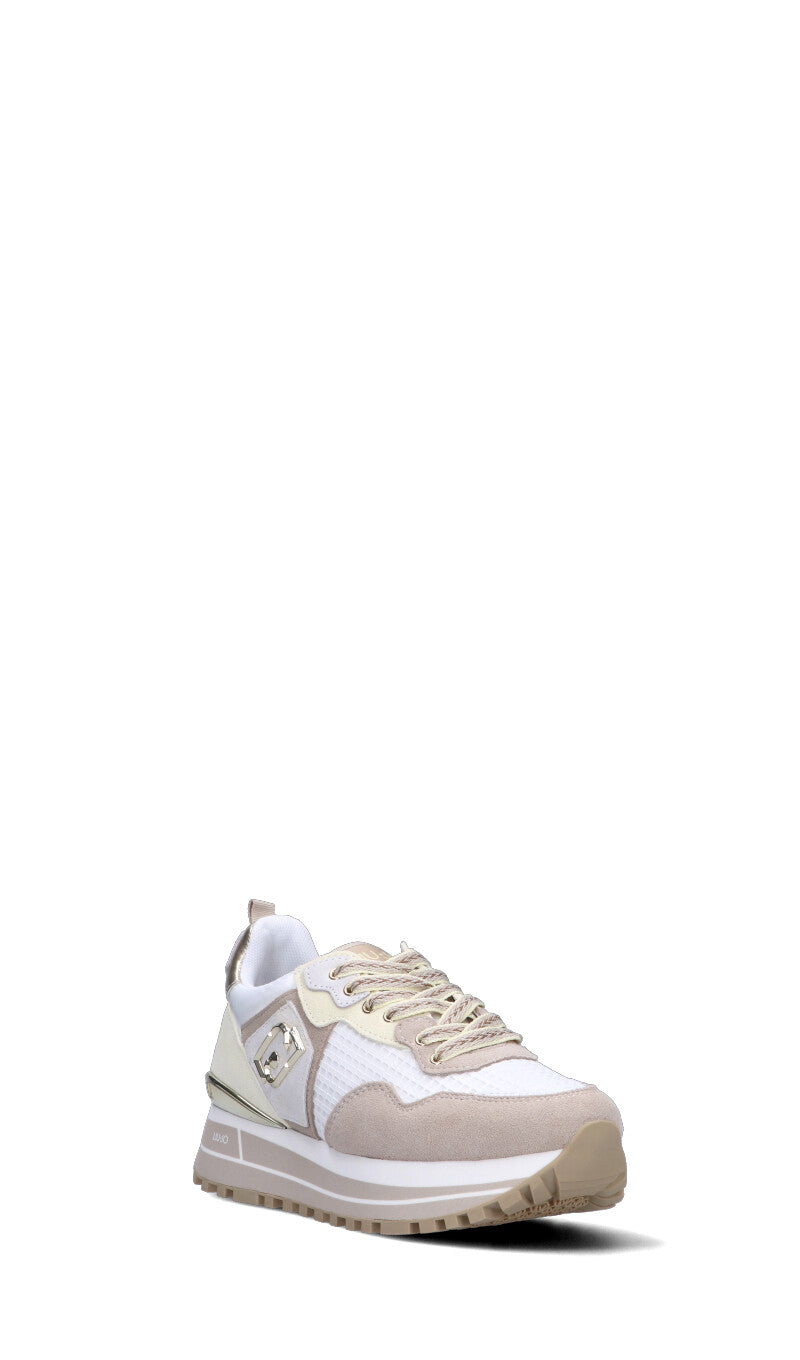 LIU JO Sneaker donna beige/bianca