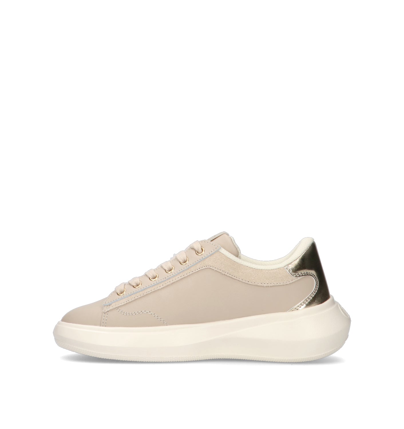 LIU JO Sneaker donna taupe in pelle