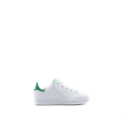 ADIDAS ORIGINAL STAN SMITH Sneakers bambino bianco/verde in pelle