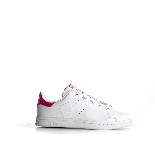 ADIDAS ORIGINAL STAN SMITH Sneaker bambina bianca/rosa in pelle