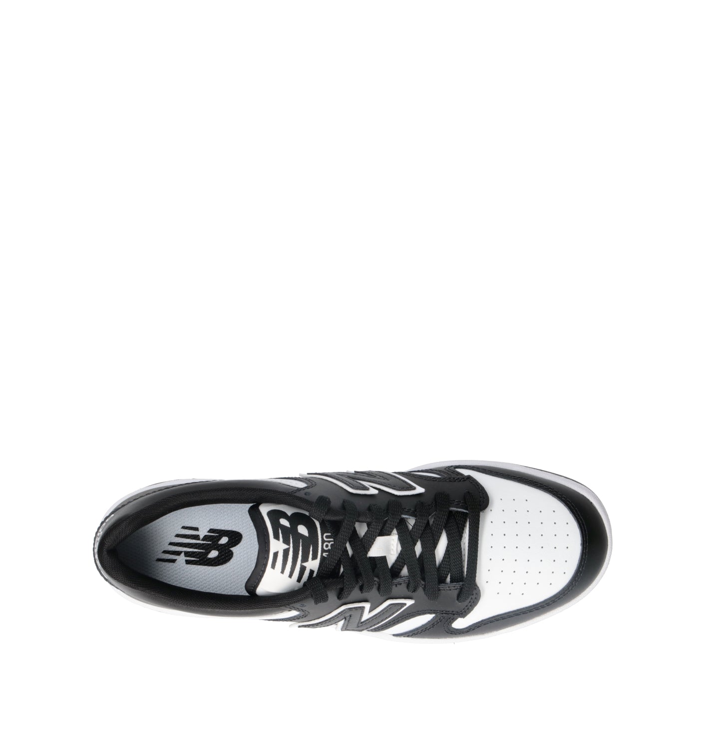 NEW BALANCE Sneaker uomo nera in pelle