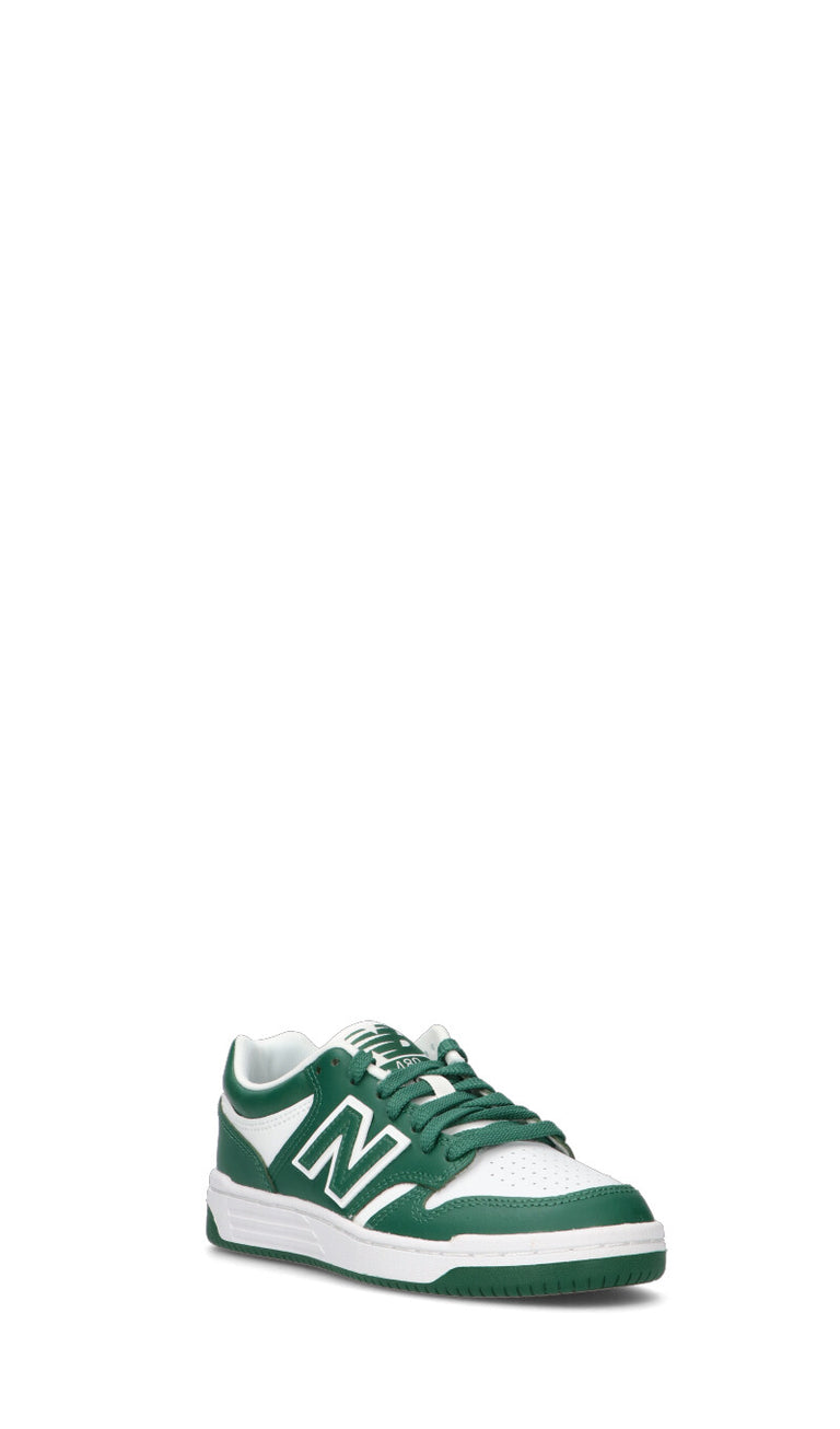 NEW BALANCE 480 Sneaker donna bianca/verde in pelle