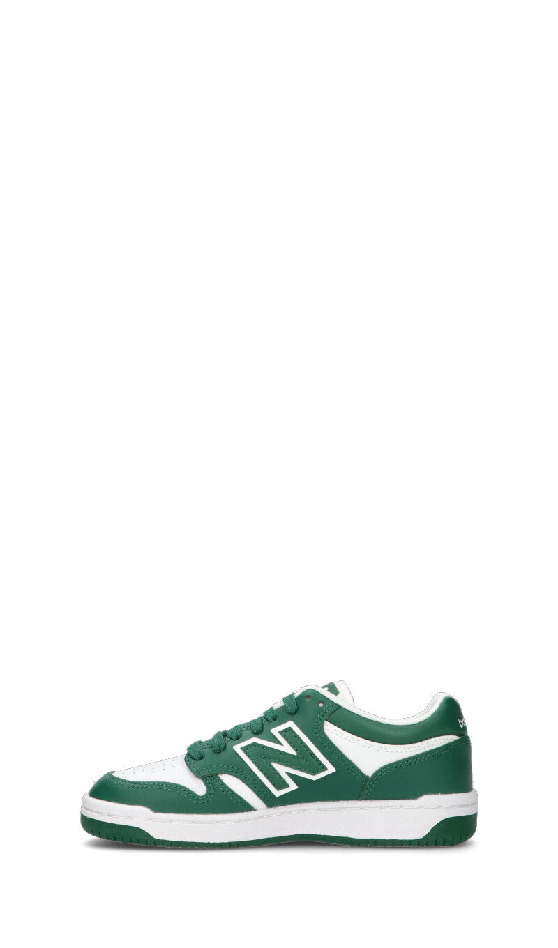NEW BALANCE 480 Sneaker donna bianca/verde in pelle