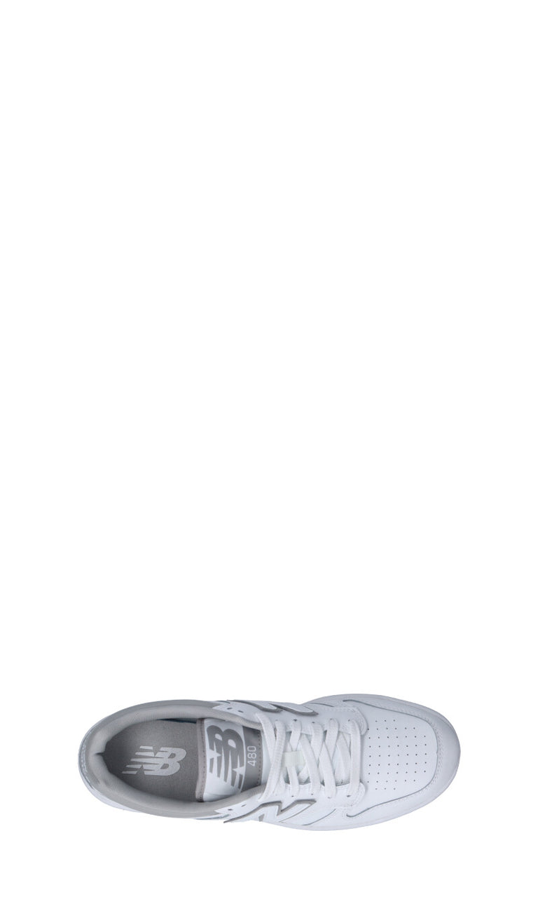 NEW BALANCE - 480 Sneaker uomo bianca/grigia in pelle