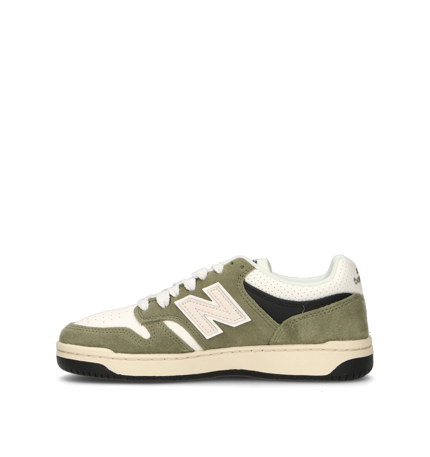 NEW BALANCE 480 Sneaker uomo verde in pelle