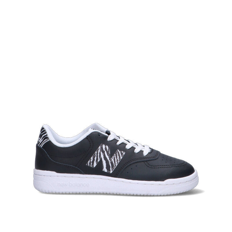 NEW BALANCE Sneaker donna nera in pelle