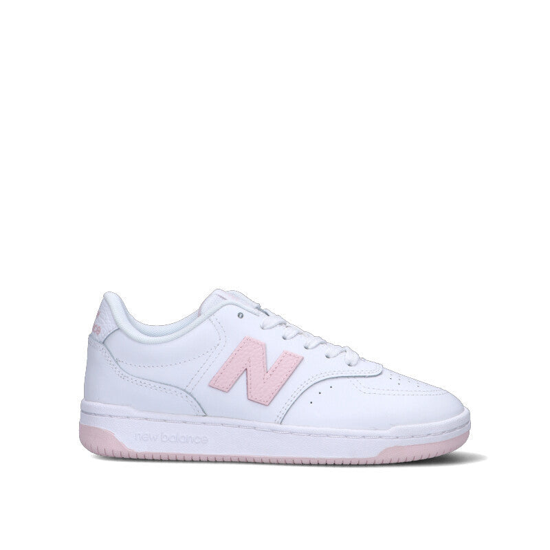 NEW BALANCE Sneaker donna bianca/rosa in pelle