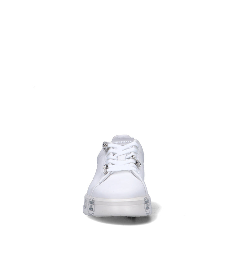 PREMIATA BELLE Sneaker donna bianca in pelle
