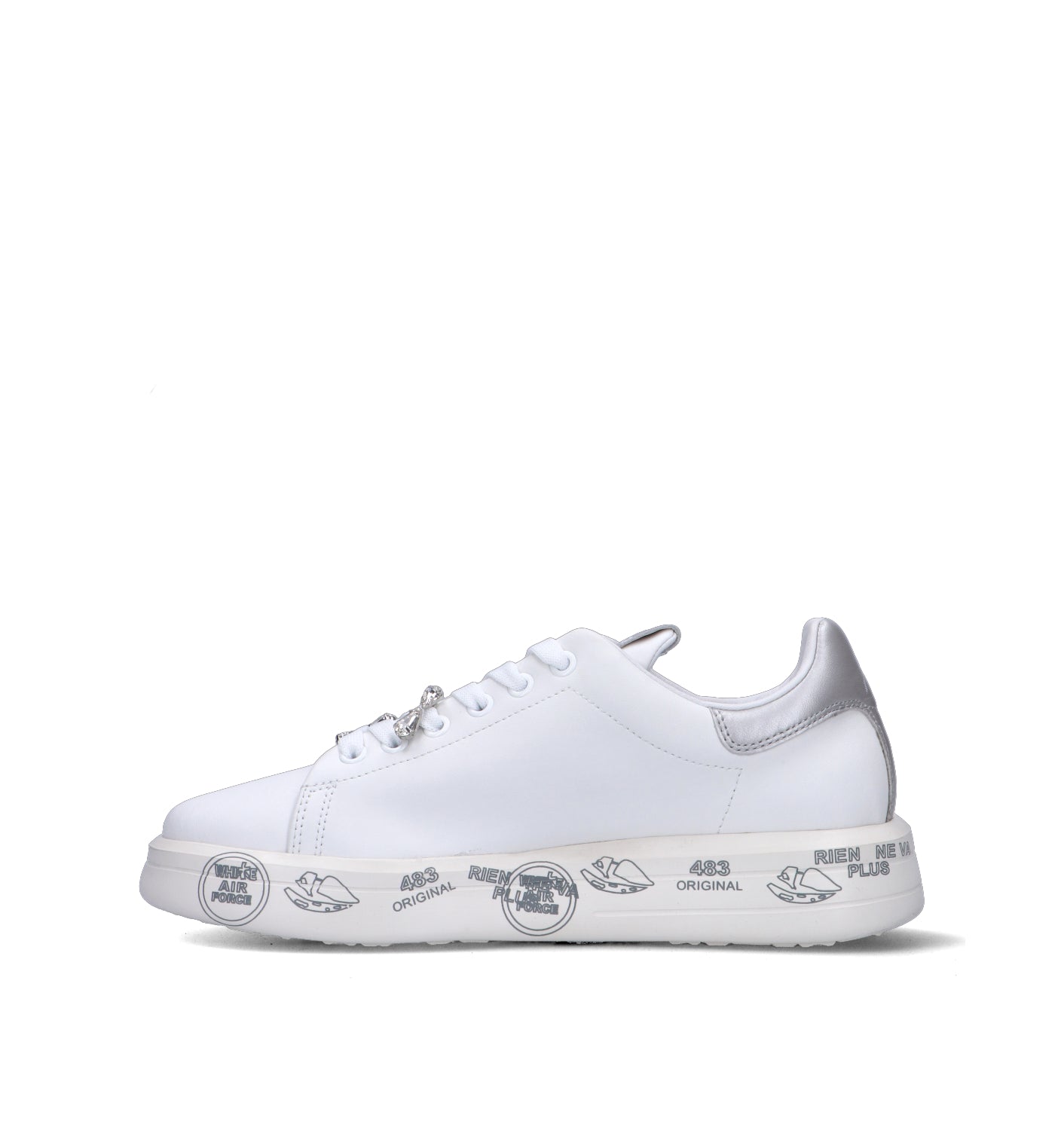 PREMIATA BELLE Sneaker donna bianca in pelle