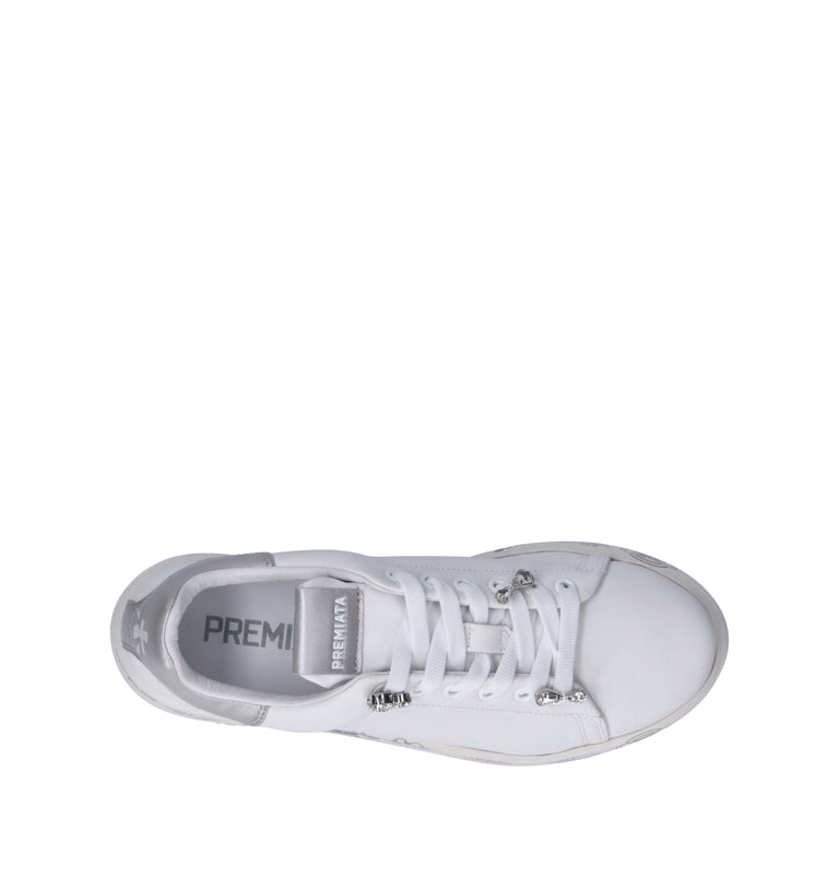 PREMIATA BELLE Sneaker donna bianca in pelle