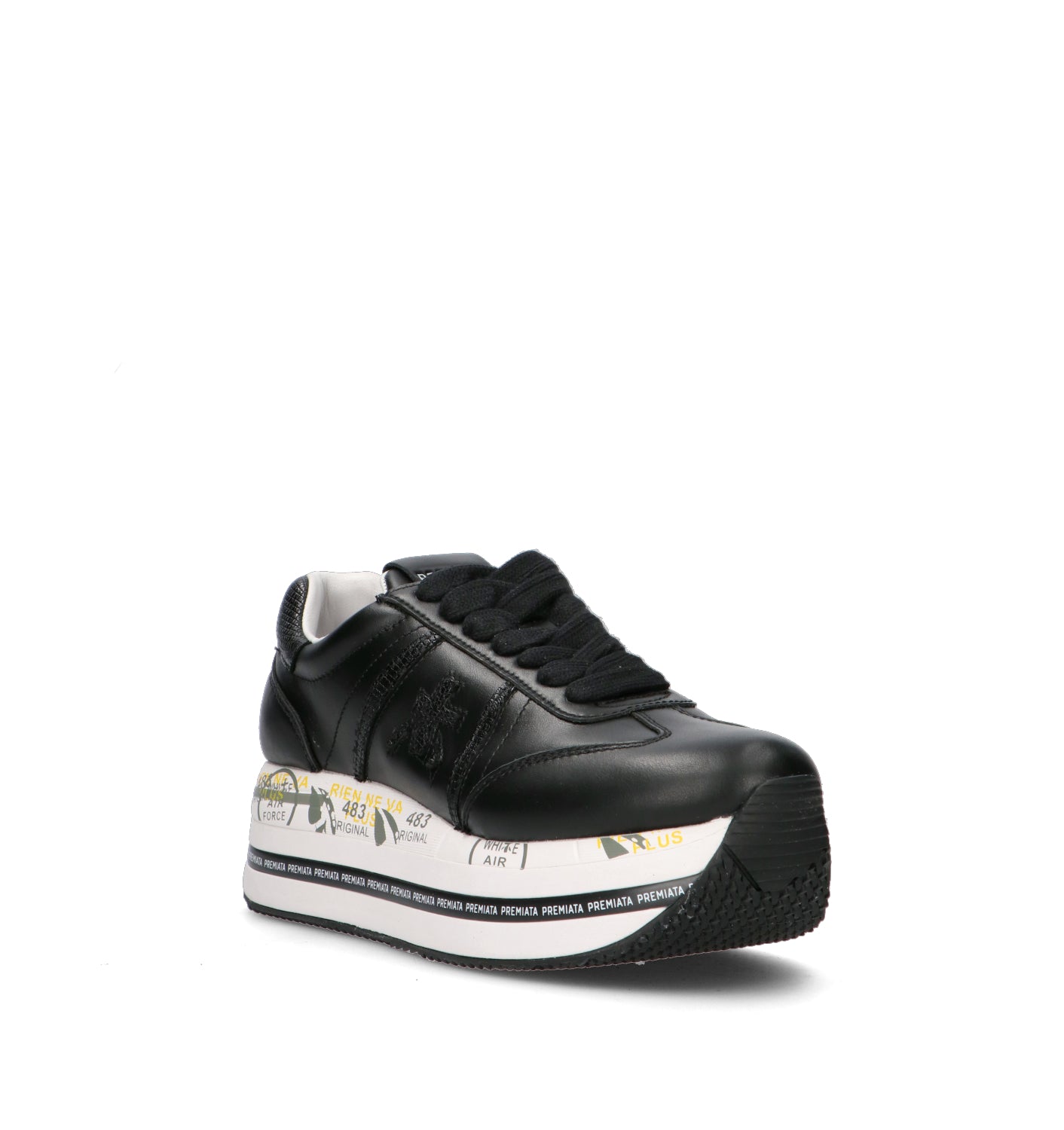 PREMIATA BETH Sneaker donna nera in pelle