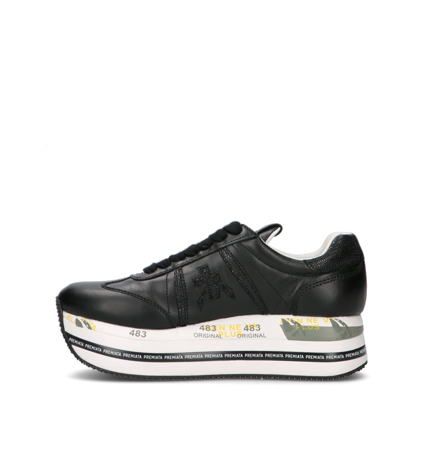 PREMIATA BETH Sneaker donna nera in pelle