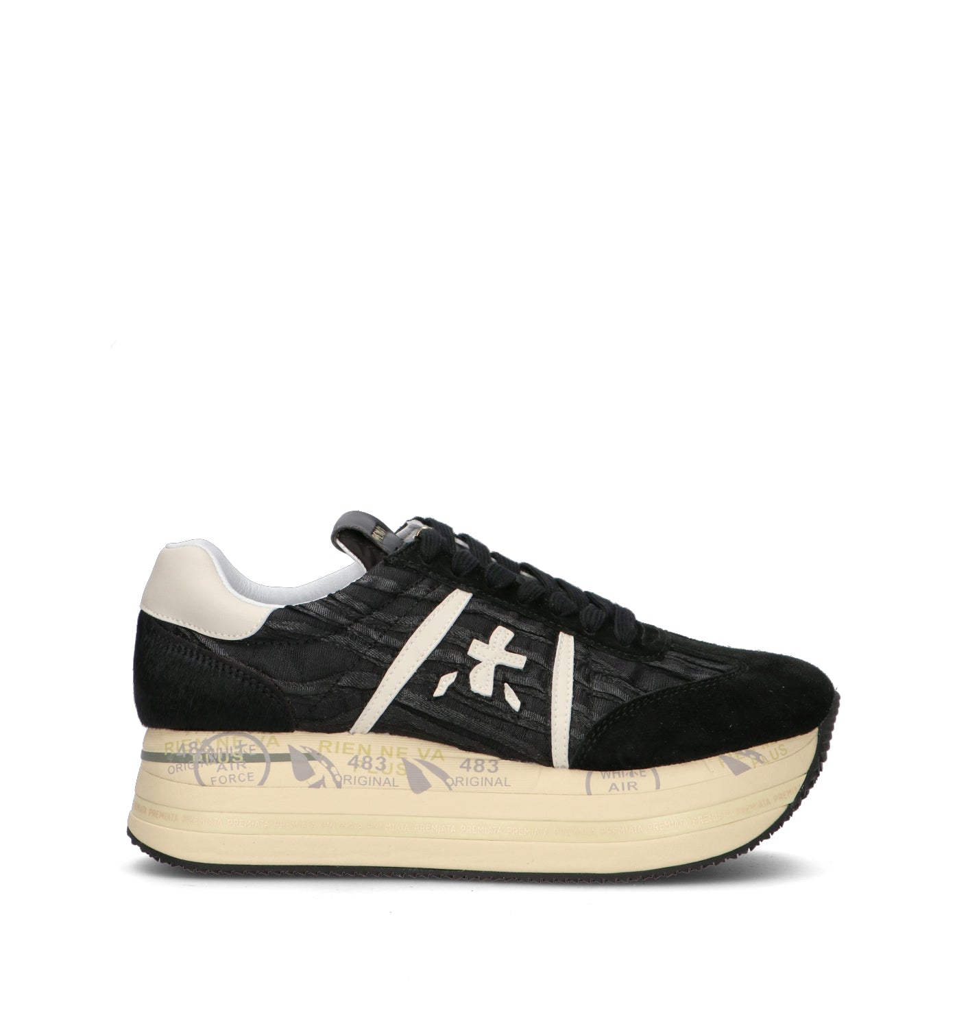PREMIATA BETH Sneaker donna nera