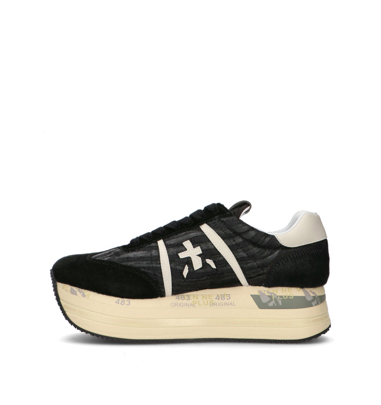 PREMIATA BETH Sneaker donna nera