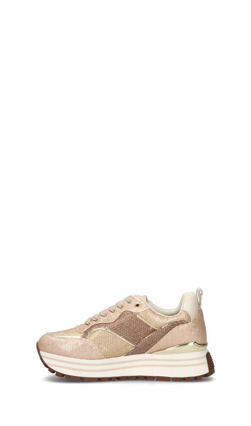 LIU JO Sneaker donna pesca/oro