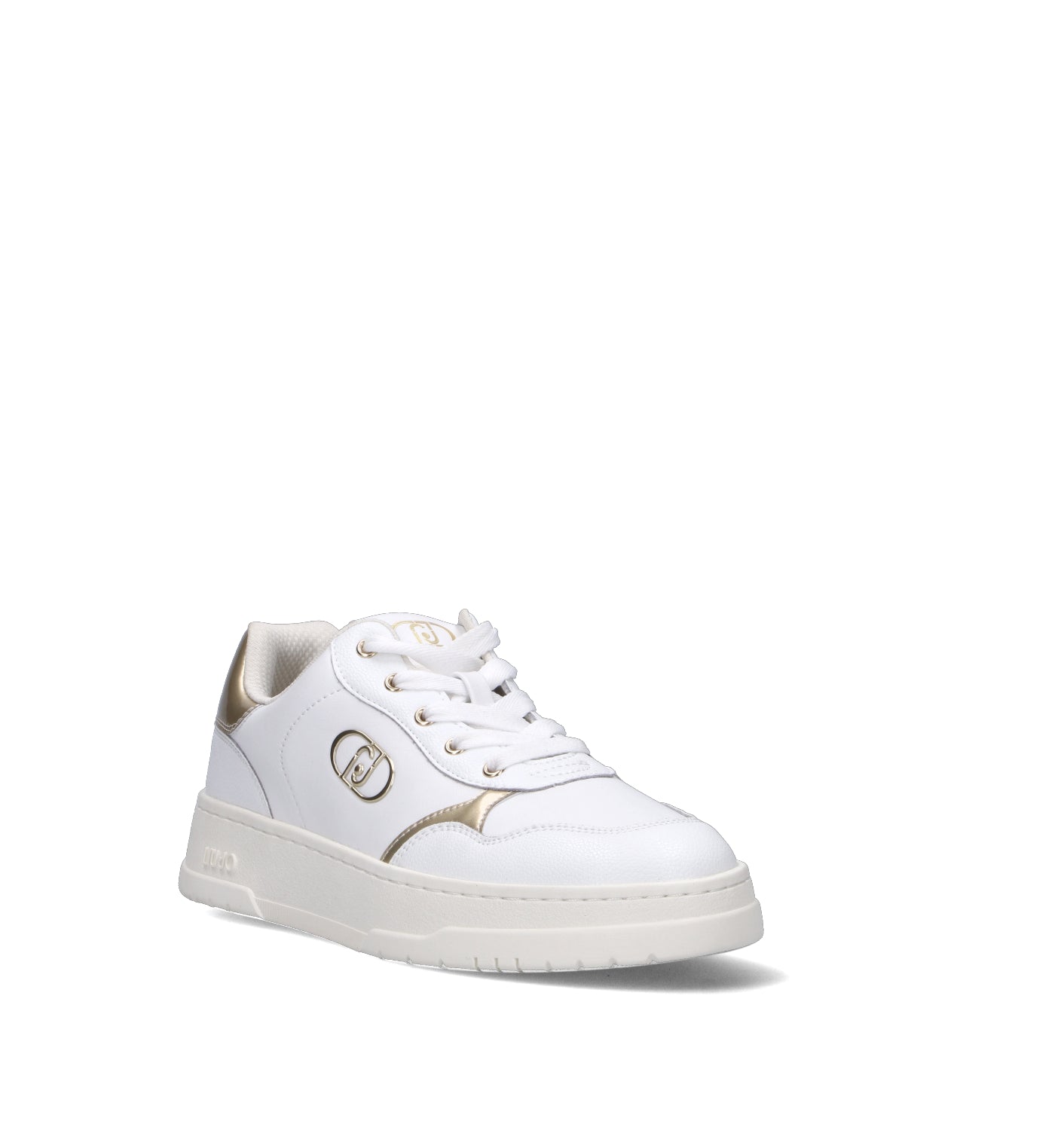 LIU JO Sneaker donna bianca/oro