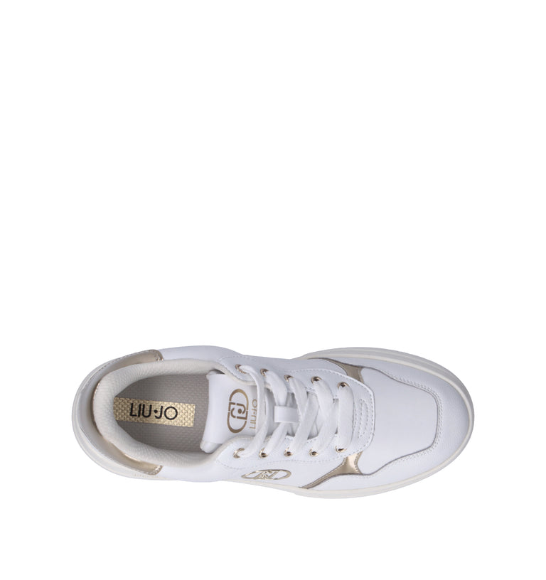 LIU JO Sneaker donna bianca/oro