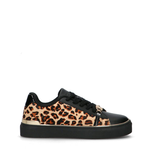 LIU JO Sneaker donna nera/maculata in cavallino