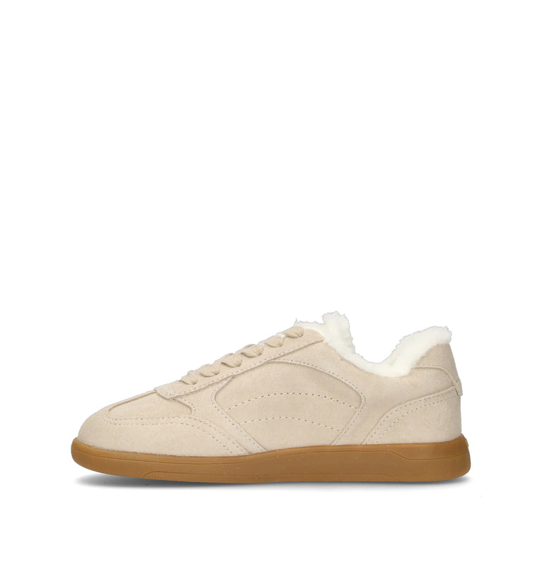 LIU JO Sneaker donna beige in suede