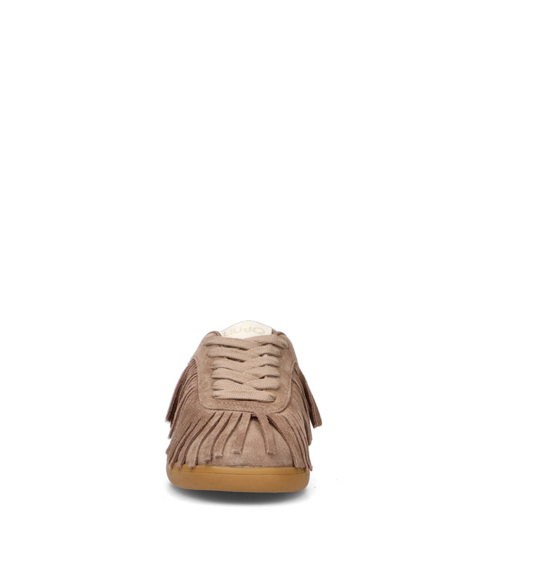 LIU JO Sneaker donna beige in suede