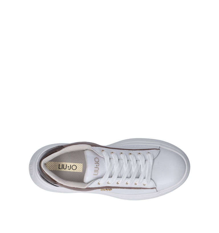 LIU JO Sneaker donna bianca/taupe