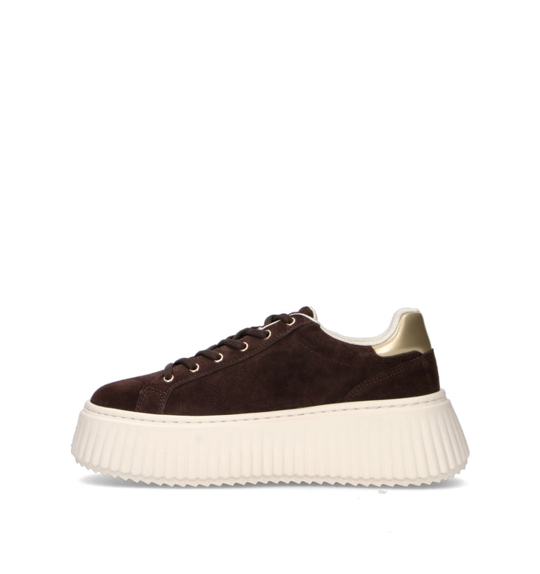 LIU JO Sneaker donna marrone in suede