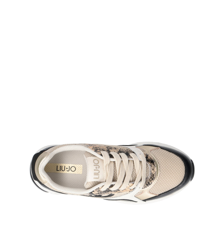 LIU JO Sneaker donna panna/nera