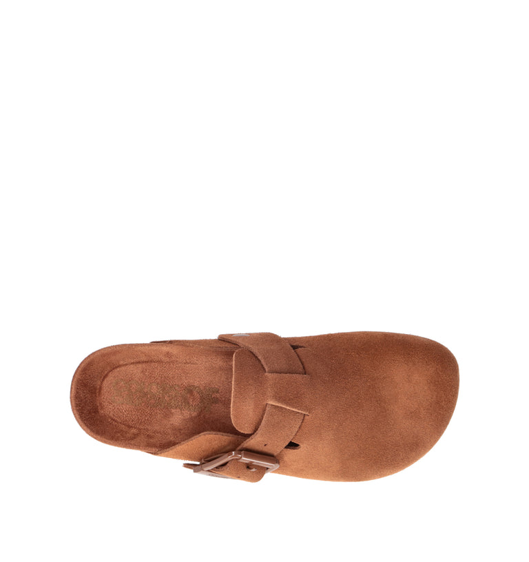 COLORS OF CALIFORNIA Ciabatta donna marrone in suede