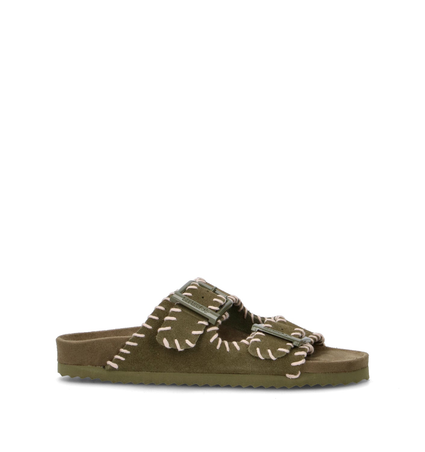 COLORS OF CALIFORNIA Ciabatta donna militare in suede