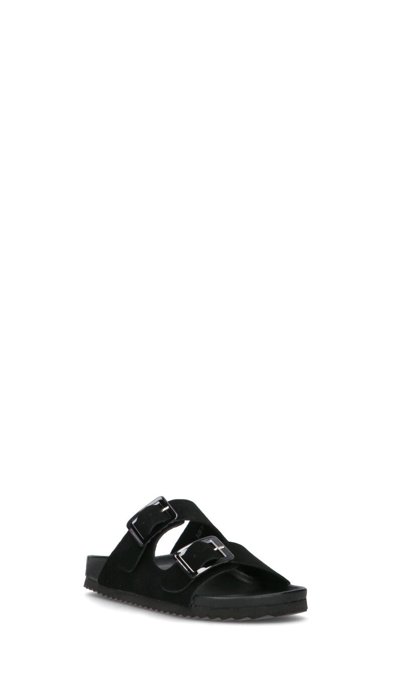 COLORS OF CALIFORNIA Ciabatta donna nera in pelle