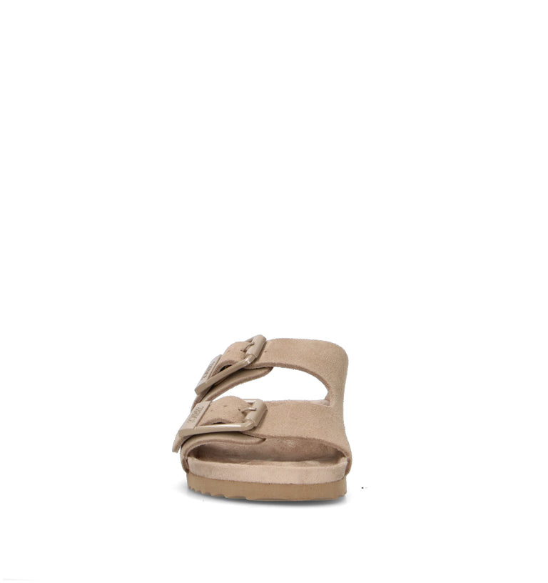 COLORS OF CALIFORNIA Ciabatta donna taupe in suede