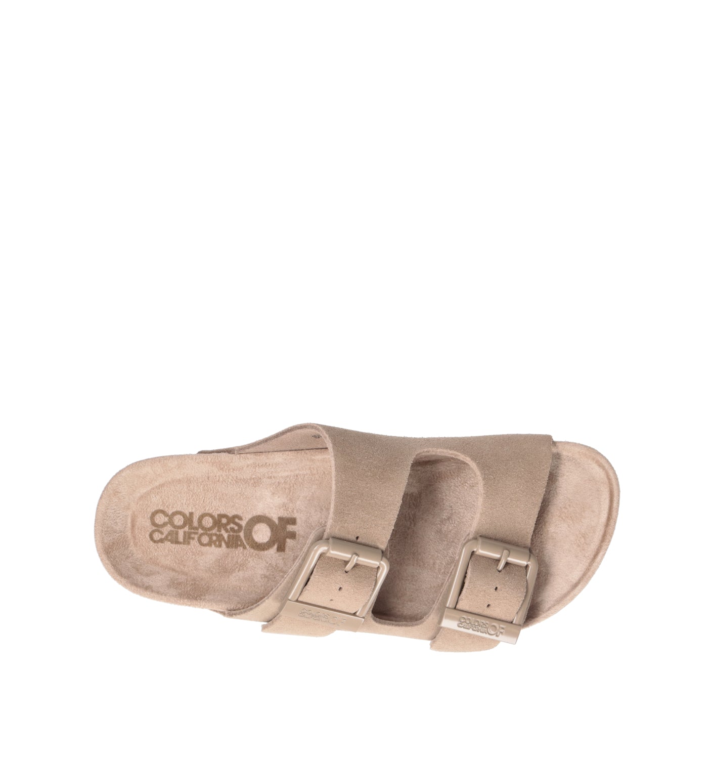 COLORS OF CALIFORNIA Ciabatta donna taupe in suede