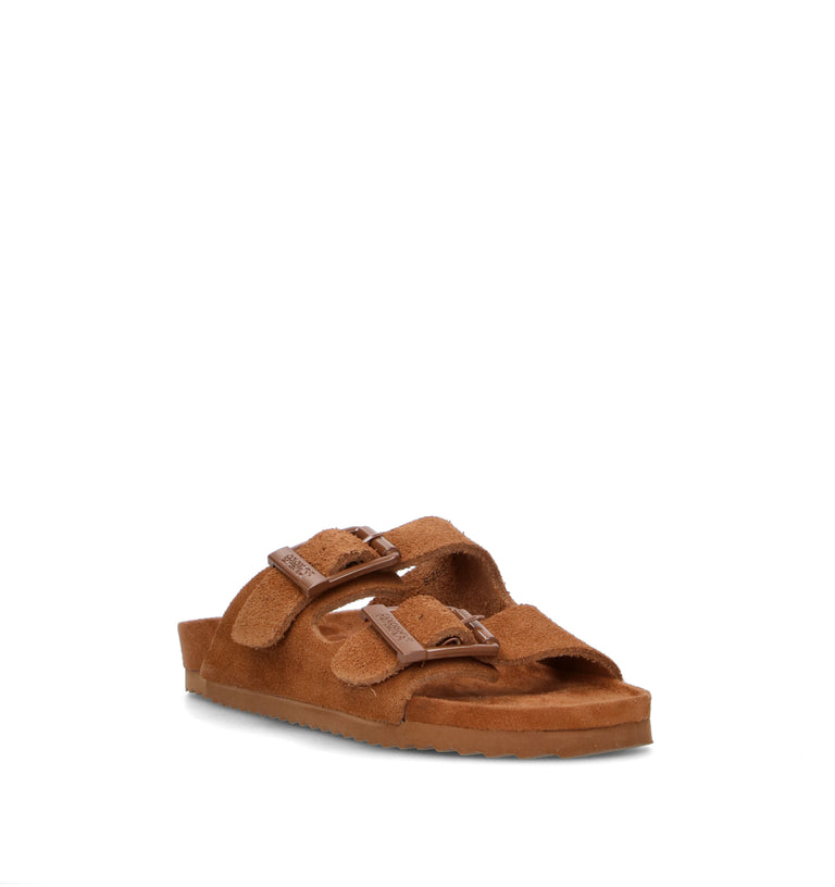 COLORS OF CALIFORNIA Ciabatta donna marrone in suede
