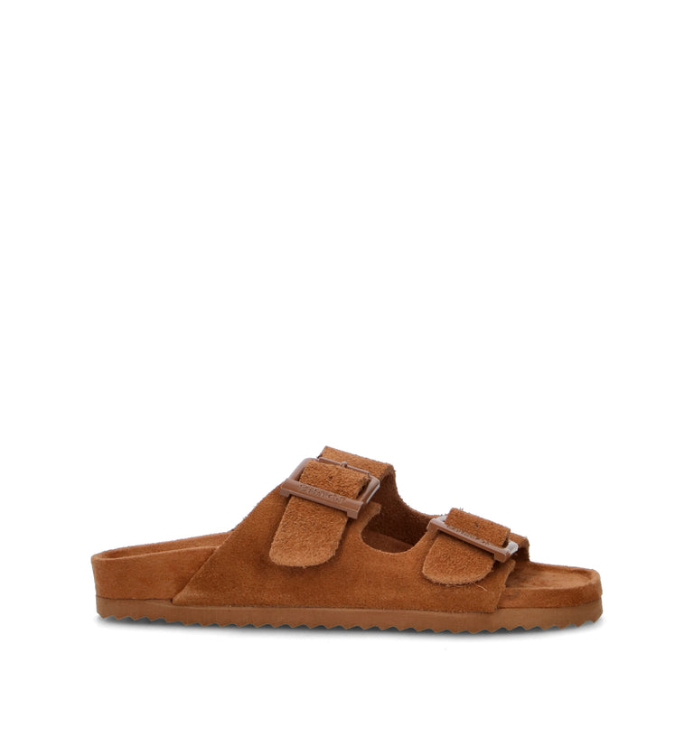 COLORS OF CALIFORNIA Ciabatta donna marrone in suede