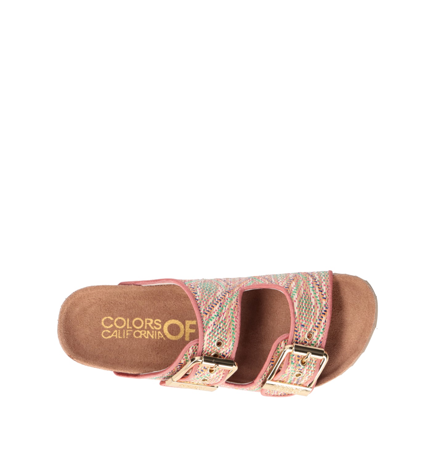 COLORS OF CALIFORNIA Ciabatta donna multicolor