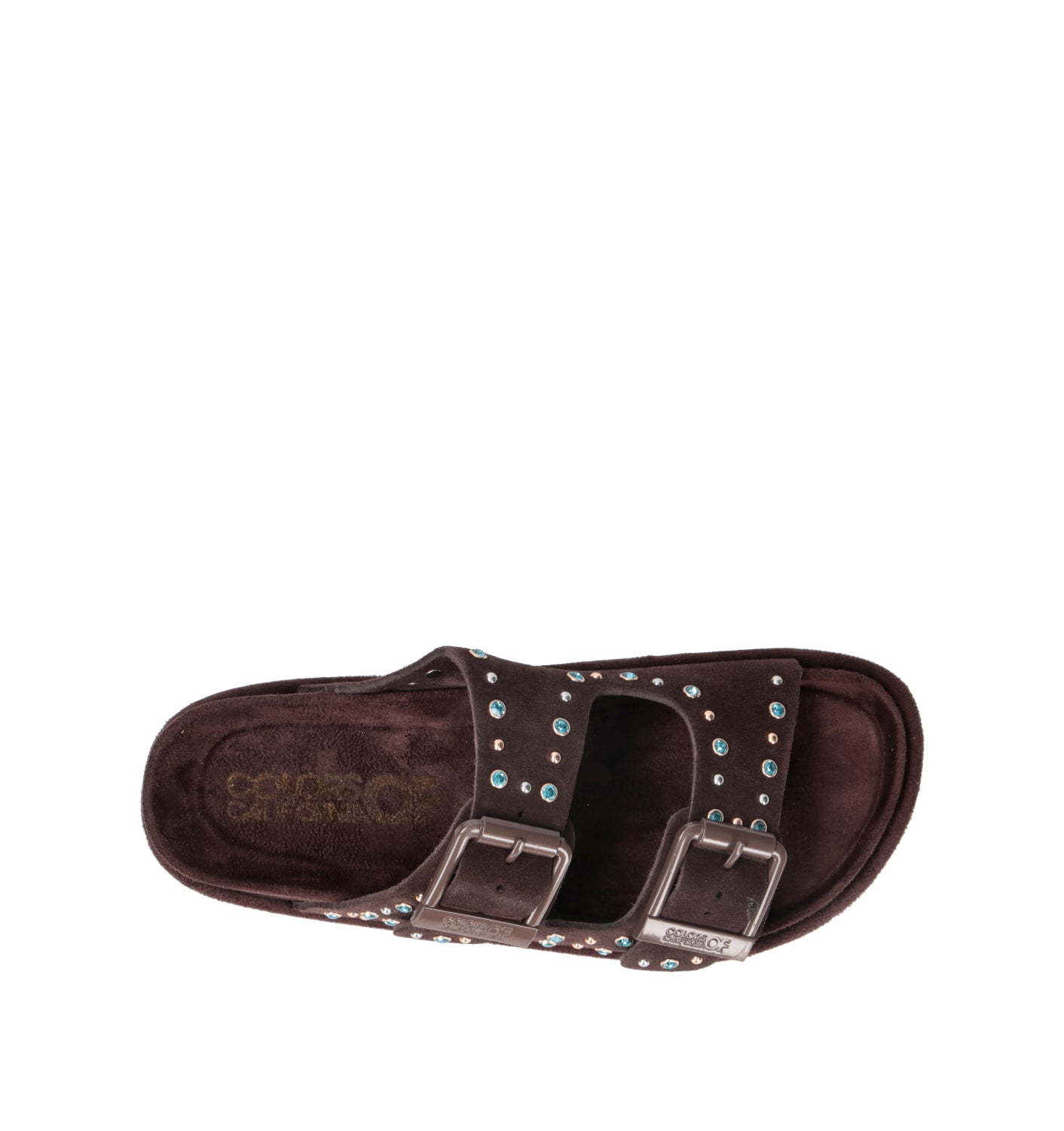 COLORS OF CALIFORNIA Ciabatta donna moka in suede