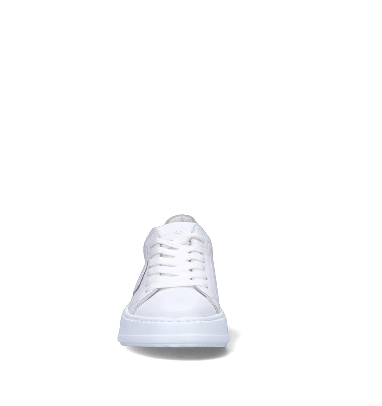 PHILIPPE MODEL Sneaker donna bianca in pelle